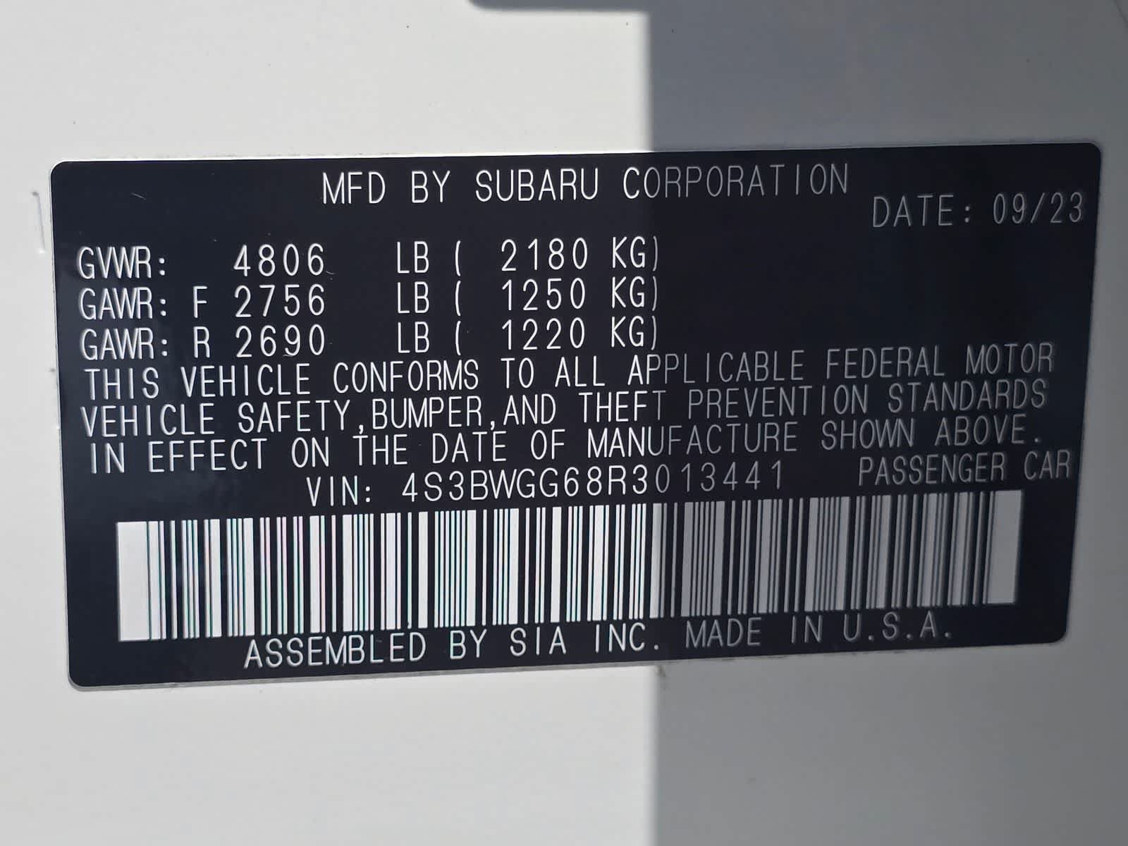 Certified 2024 Subaru Legacy Premium AWD/4WD image 31