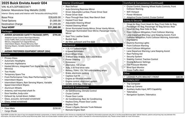 Used 2025 Buick Envista Avenir FWD image 11