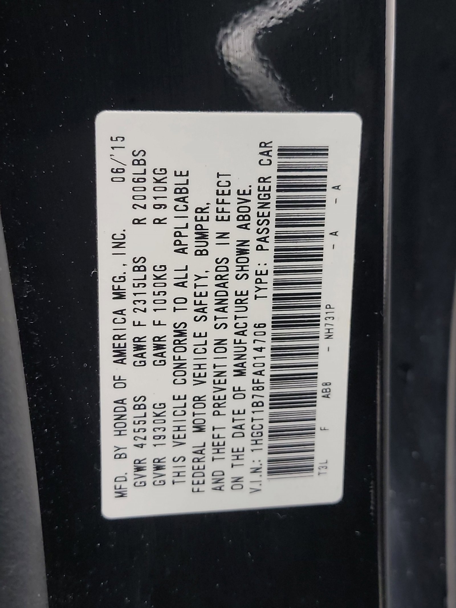 Used 2015 Honda Accord EX image 33