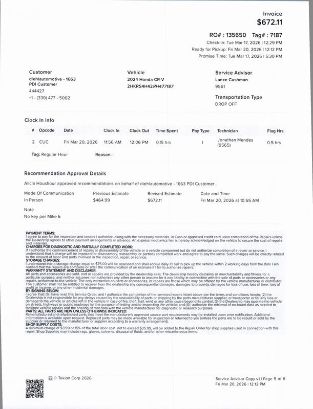 Used 2024 Honda CR-V EX image 33