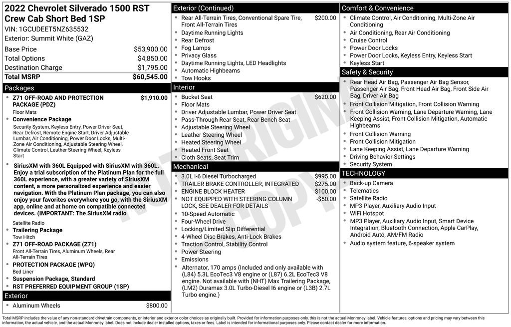Used 2022 Chevrolet Silverado 1500 RST AWD/4WD image 14