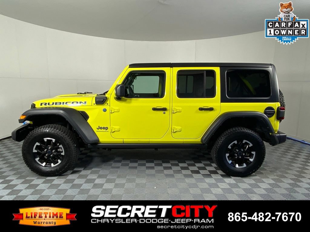 Used 2024 Jeep Wrangler Unlimited Rubicon 4xe AWD/4WD image 4