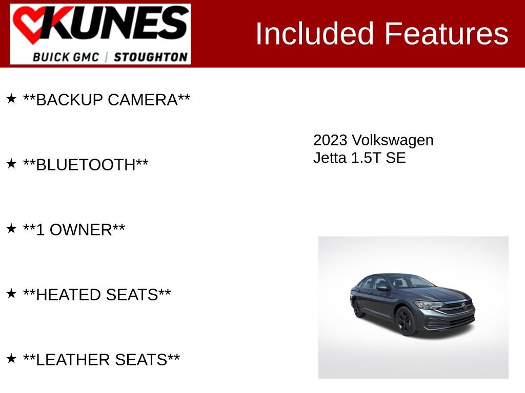 Used 2023 Volkswagen Jetta SE FWD image 2