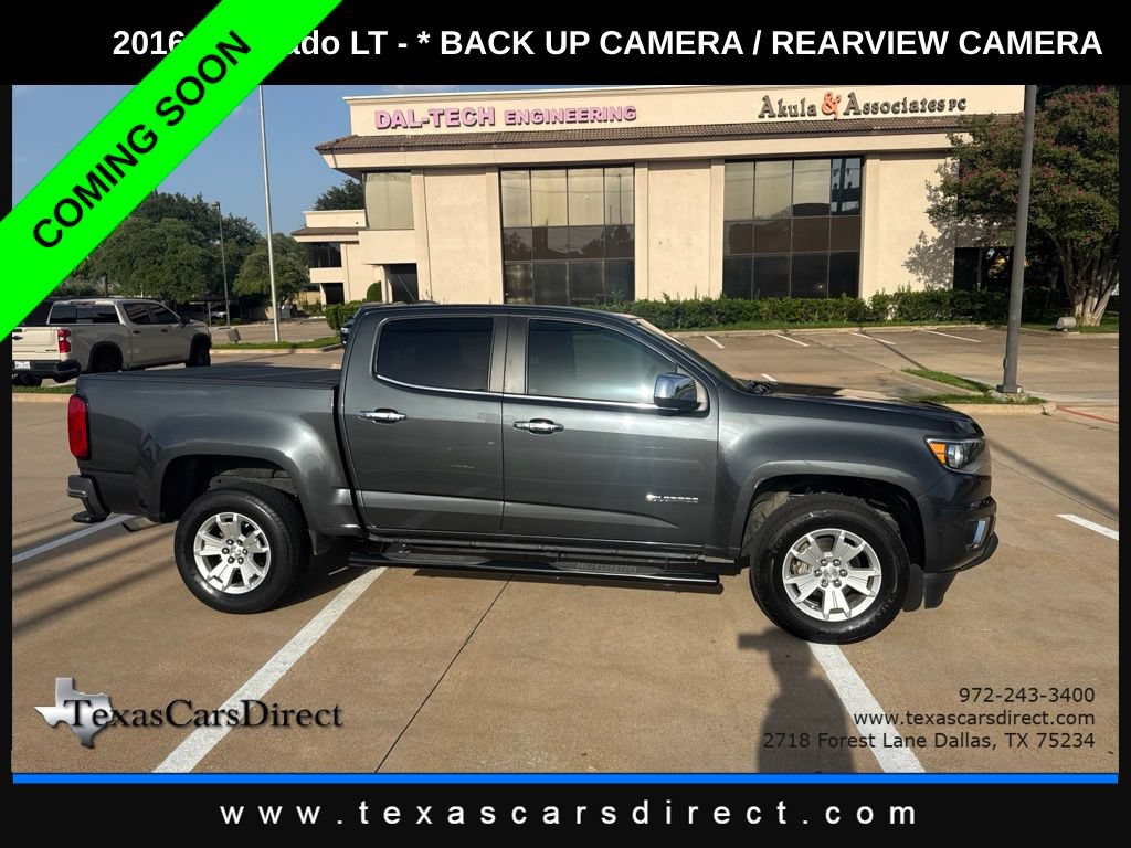 Used 2016 Chevrolet Colorado LT w/ Luxury Package, Chrome RWD image 3