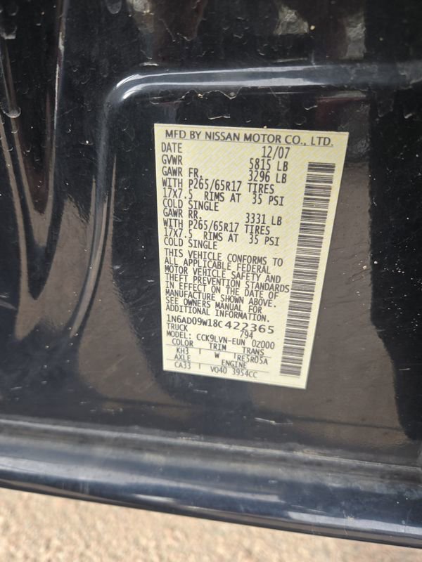 Used 2008 Nissan Frontier LE w/ Leather Pkg image 28