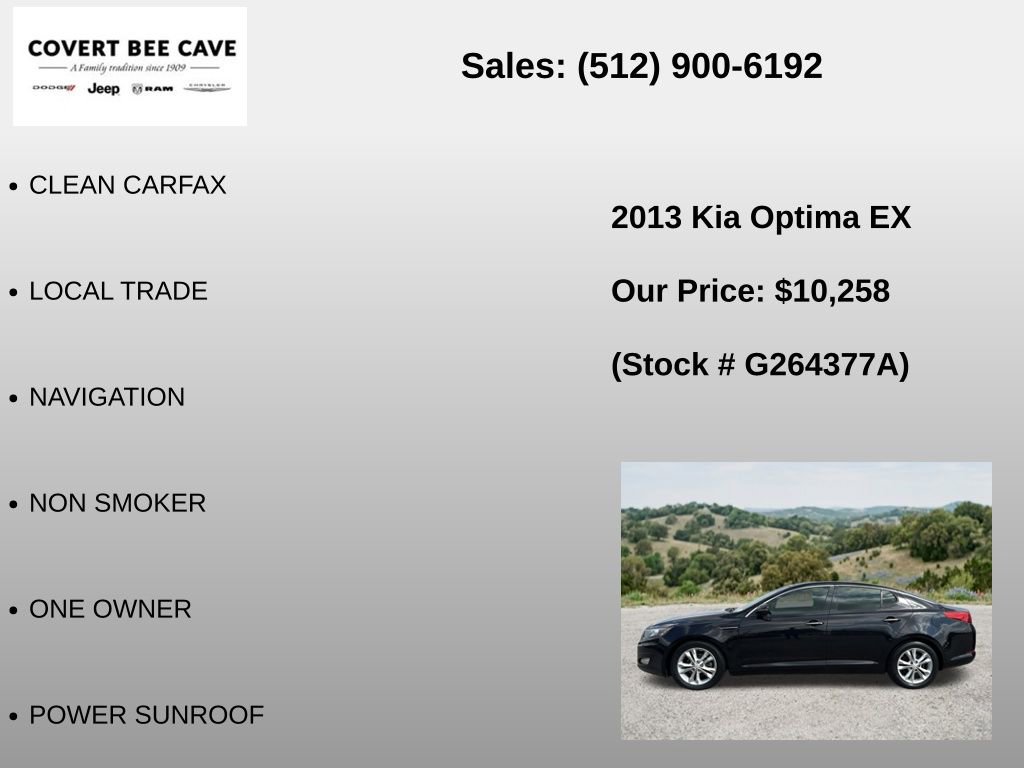 Used 2013 Kia Optima EX w/ Premium Pkg FWD image 6