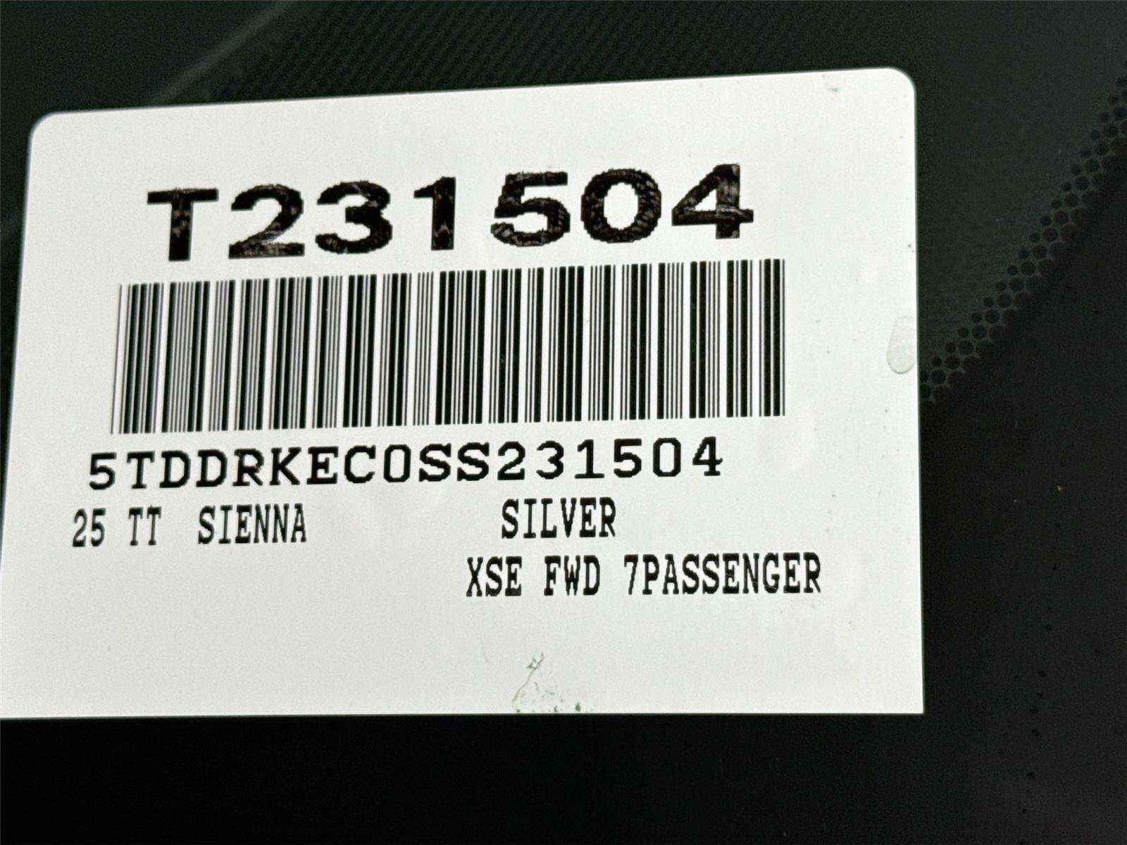 Certified 2025 Toyota Sienna XSE w/ XSE Plus Package FWD image 47