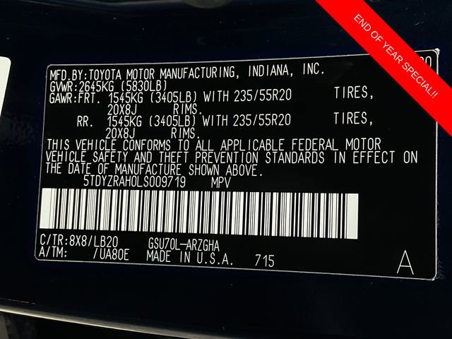 Used 2020 Toyota Highlander Limited image 24