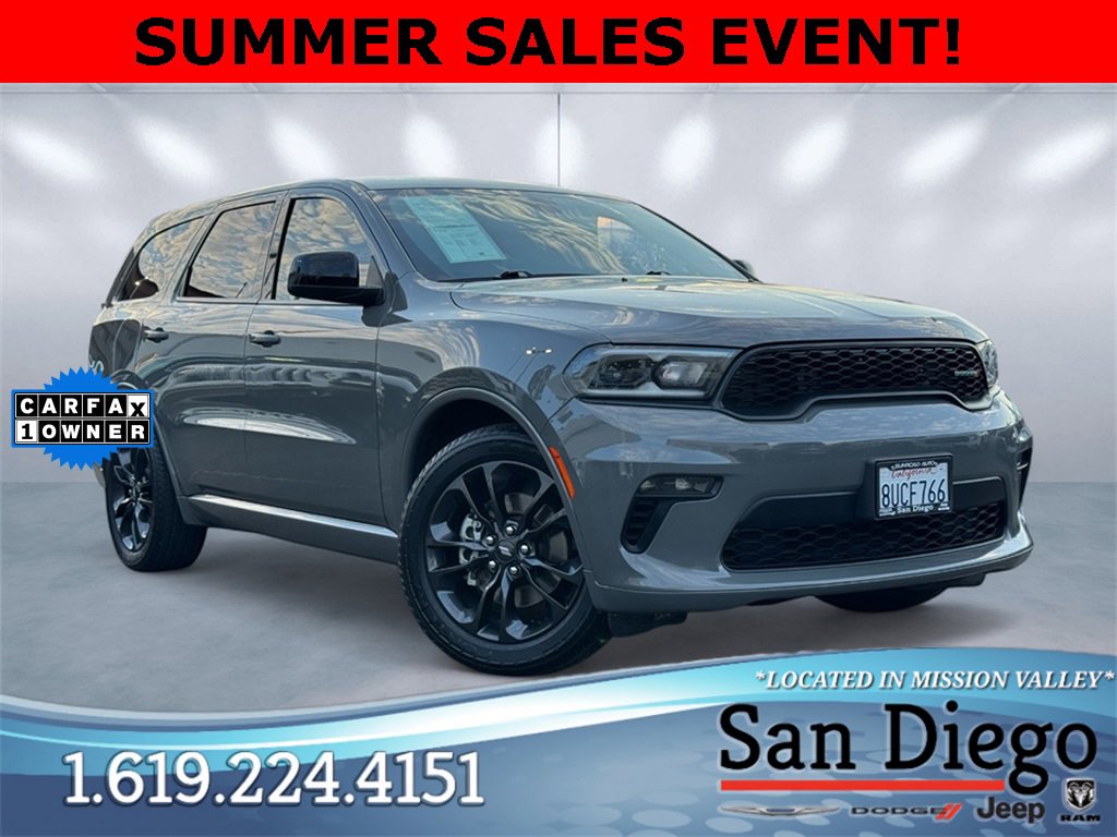 Used 2021 Dodge Durango GT w/ Blacktop Package