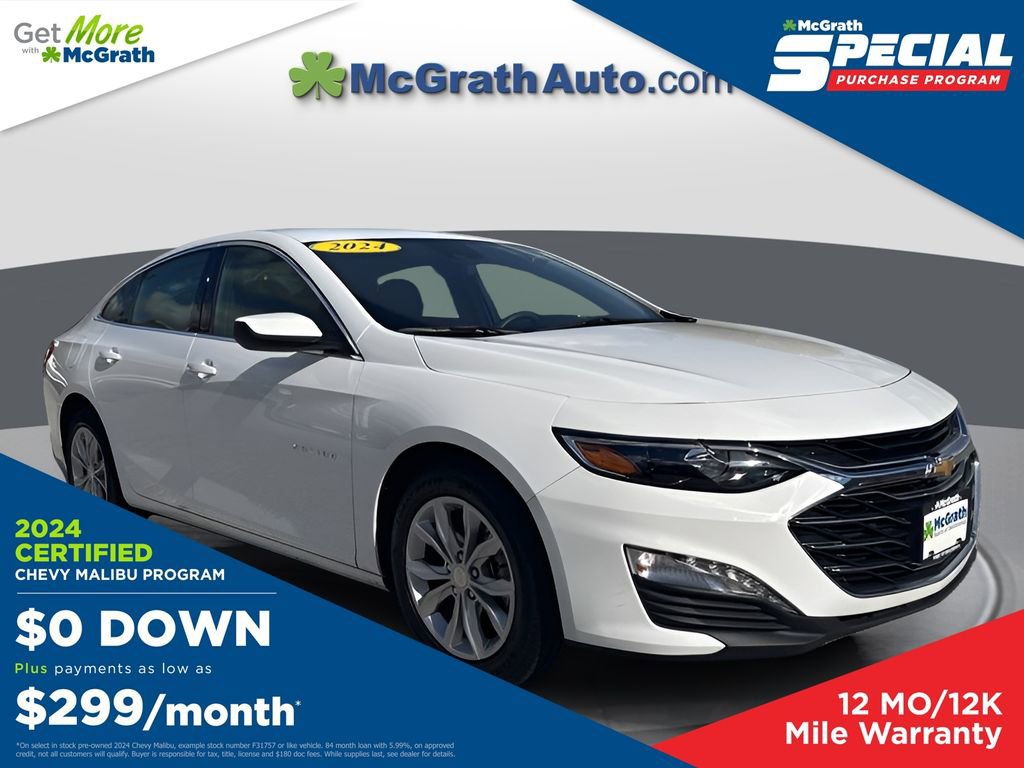 Used 2024 Chevrolet Malibu LT image 1