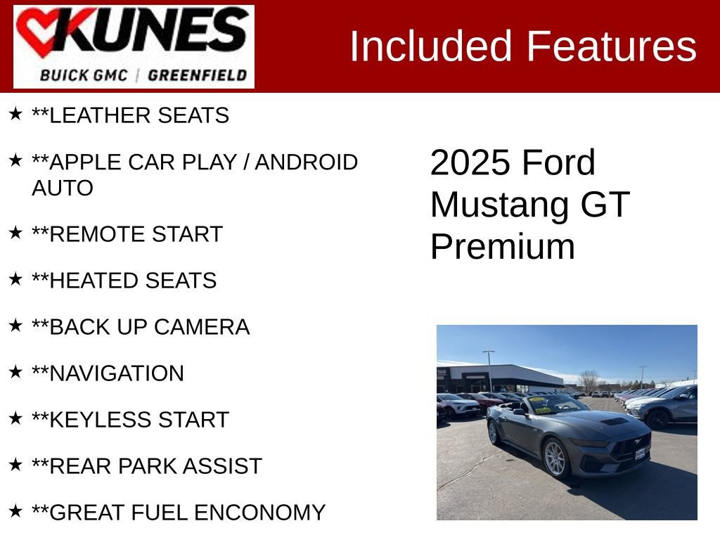 Used 2025 Ford Mustang GT Premium image 2