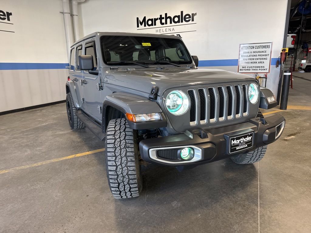 Used 2021 Jeep Wrangler Unlimited Sahara w/ Uconnect 4C Nav & Sound Group image 3
