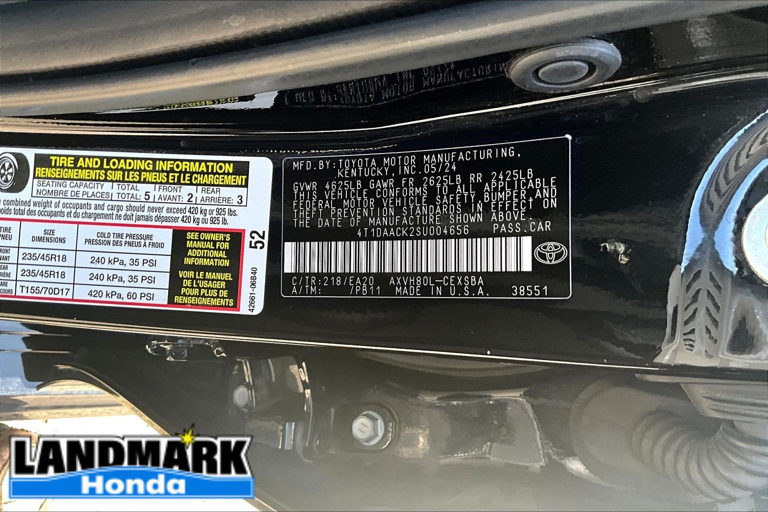 Used 2025 Toyota Camry SE FWD image 34
