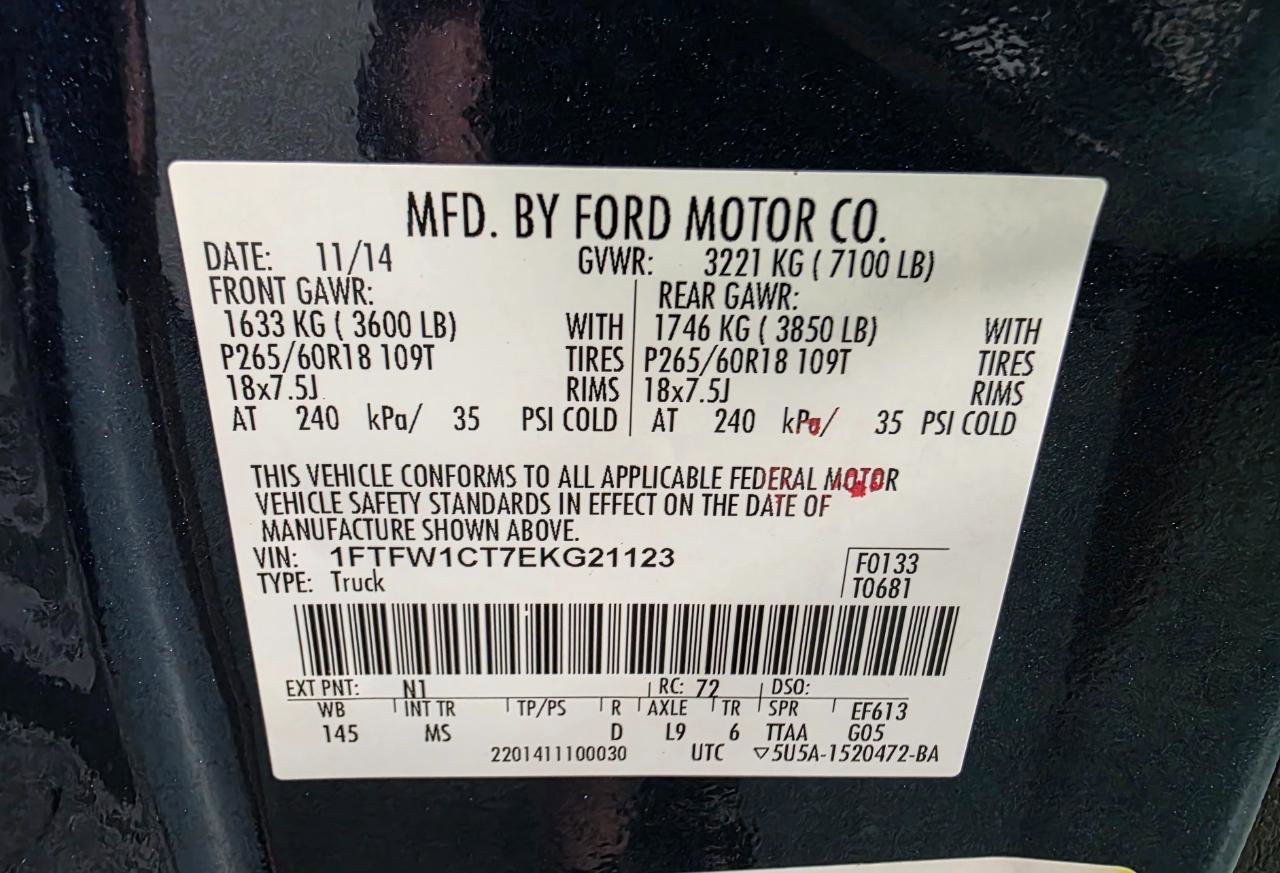 Used 2014 Ford F150 XLT w/ Equipment Group 302A Luxury image 38