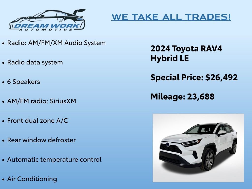 Used 2024 Toyota RAV4 LE image 2