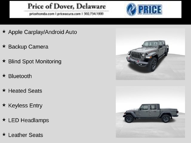 Used 2023 Jeep Gladiator Rubicon w/ Cold Weather Group AWD/4WD image 2
