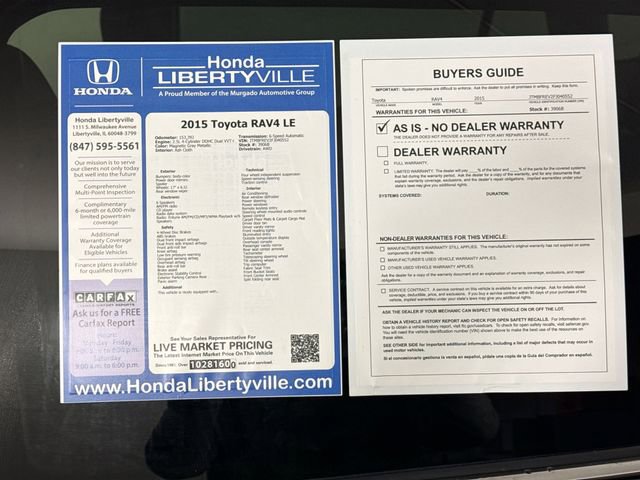 Used 2015 Toyota RAV4 LE image 39