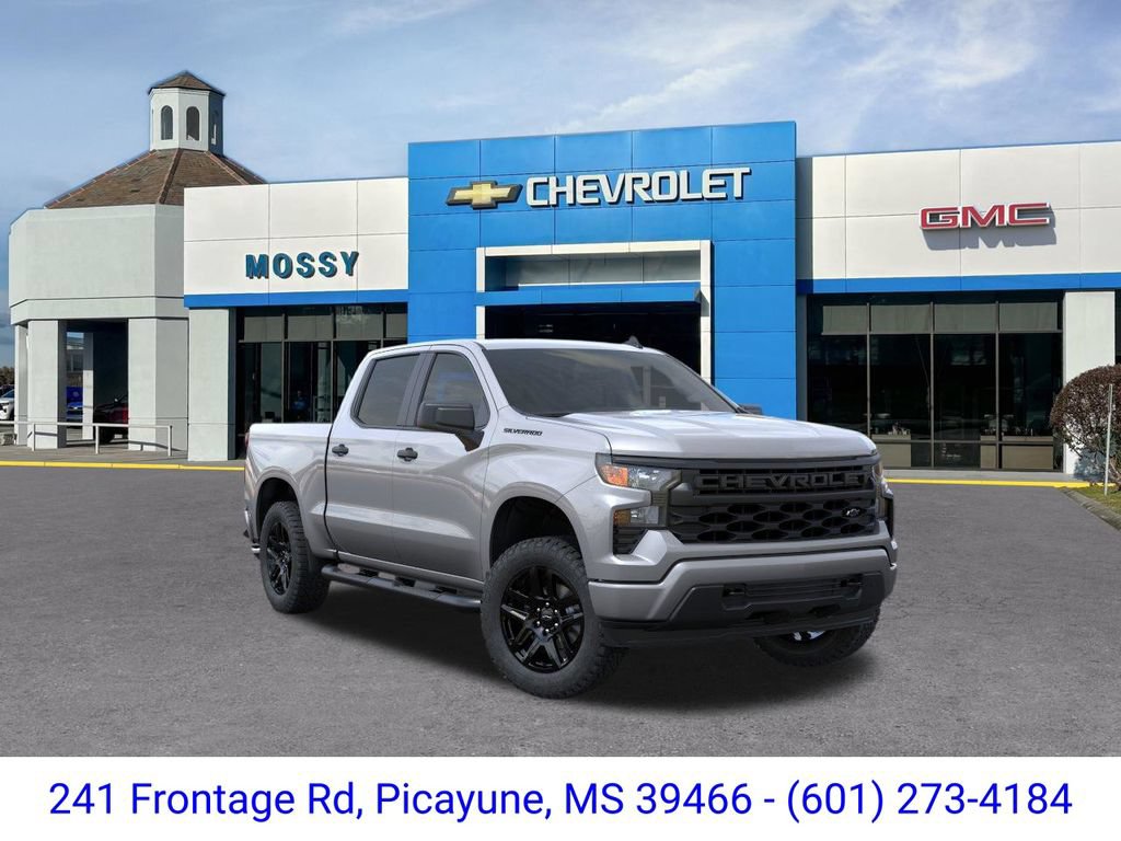 New 2026 Chevrolet Silverado 1500 Custom w/ Turbomax Blackout Package