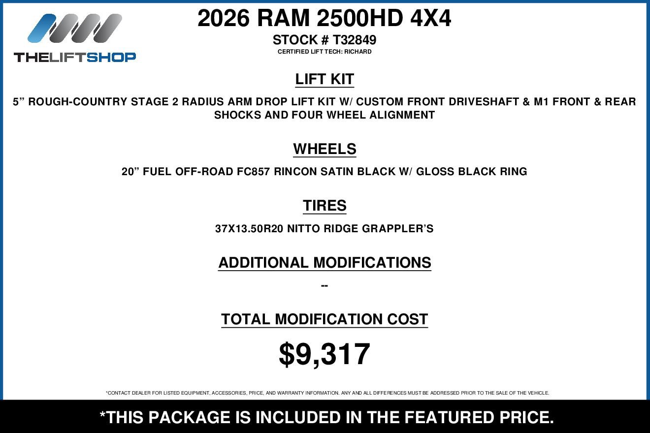 Used 2026 RAM 2500 Laramie w/ Night Edition AWD/4WD image 2