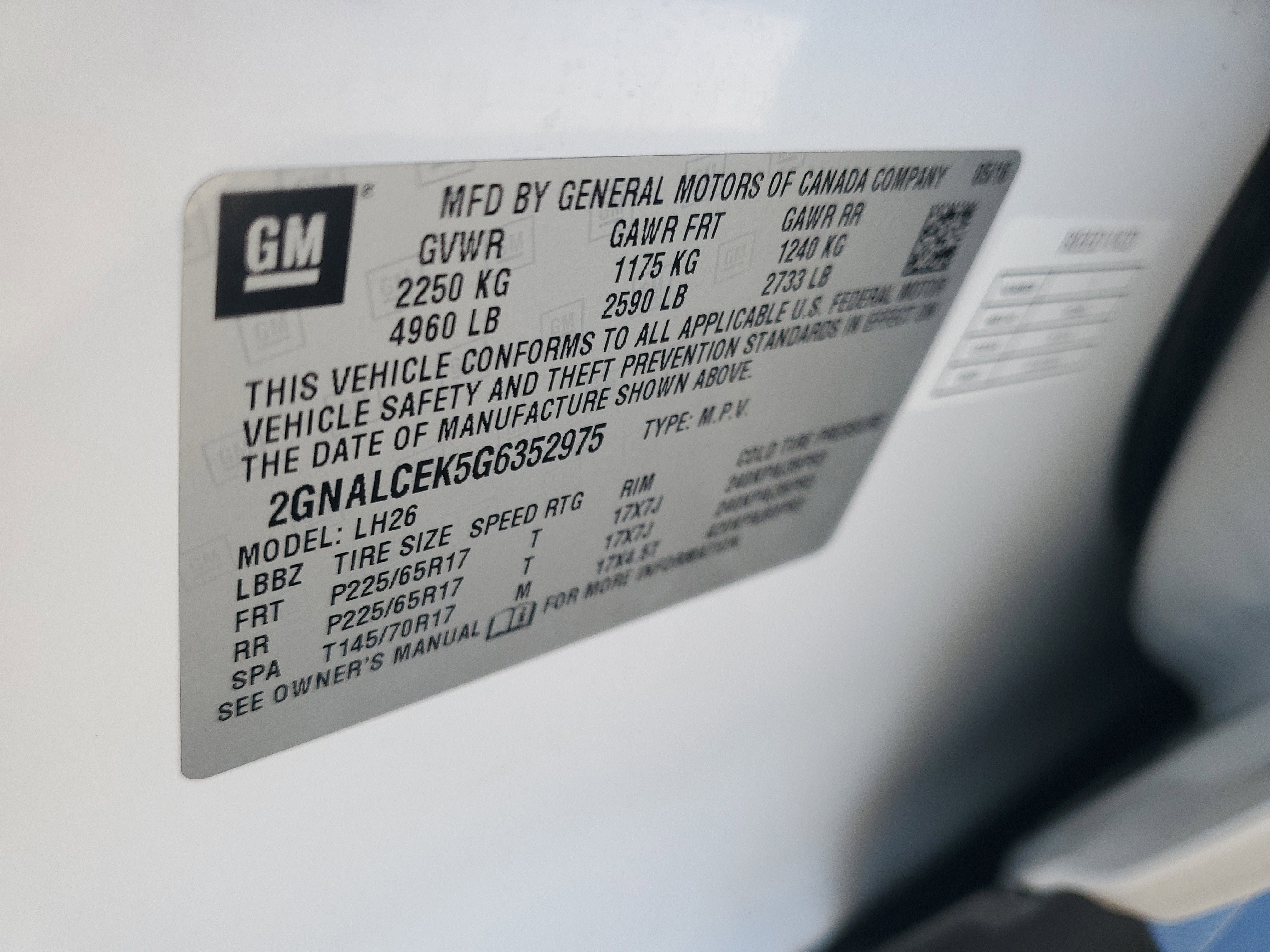 Used 2016 Chevrolet Equinox LT w/ Convenience Package image 30