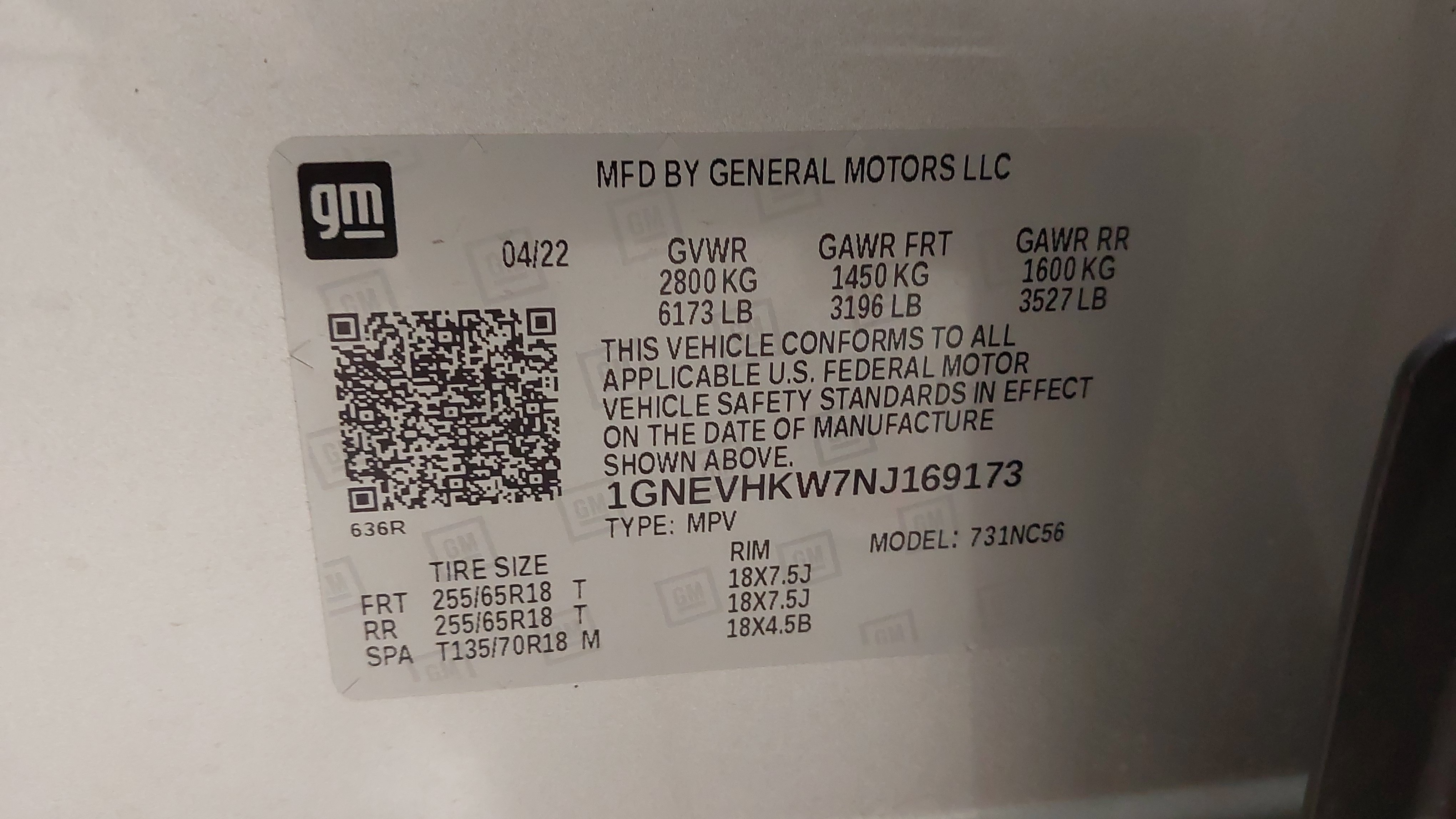 Certified 2022 Chevrolet Traverse LT w/ LPO, Cargo Package AWD/4WD image 34