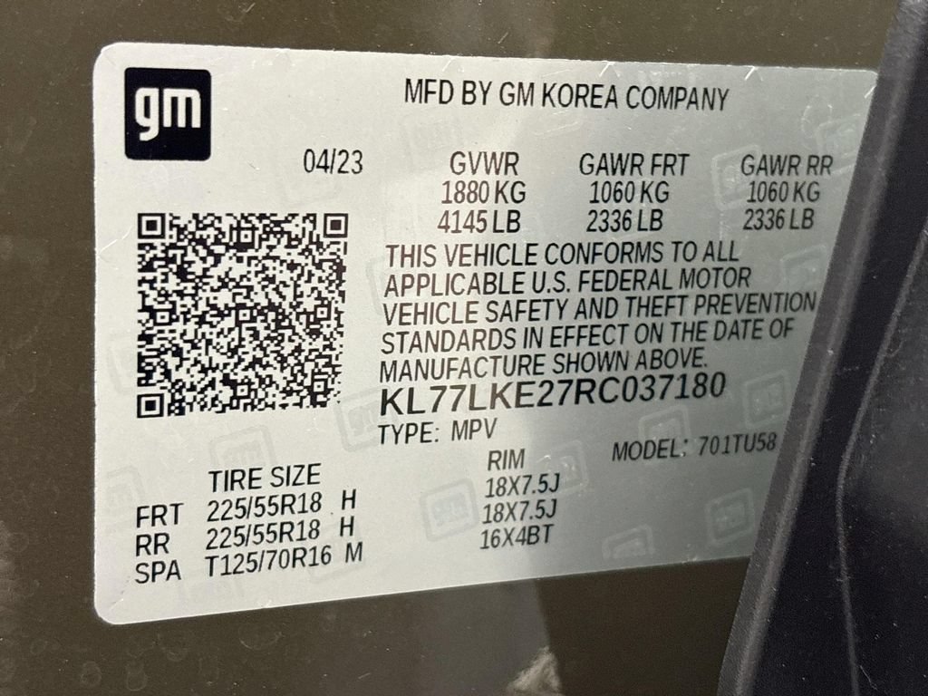 Certified 2024 Chevrolet Trax ACTIV w/ Sunroof Package FWD image 34