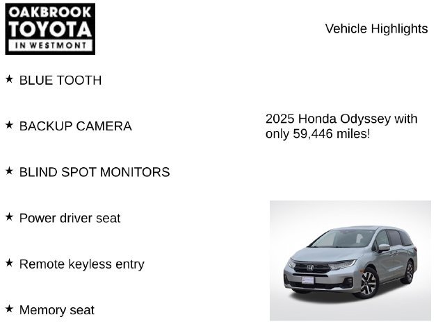 Used 2025 Honda Odyssey EX-L image 5