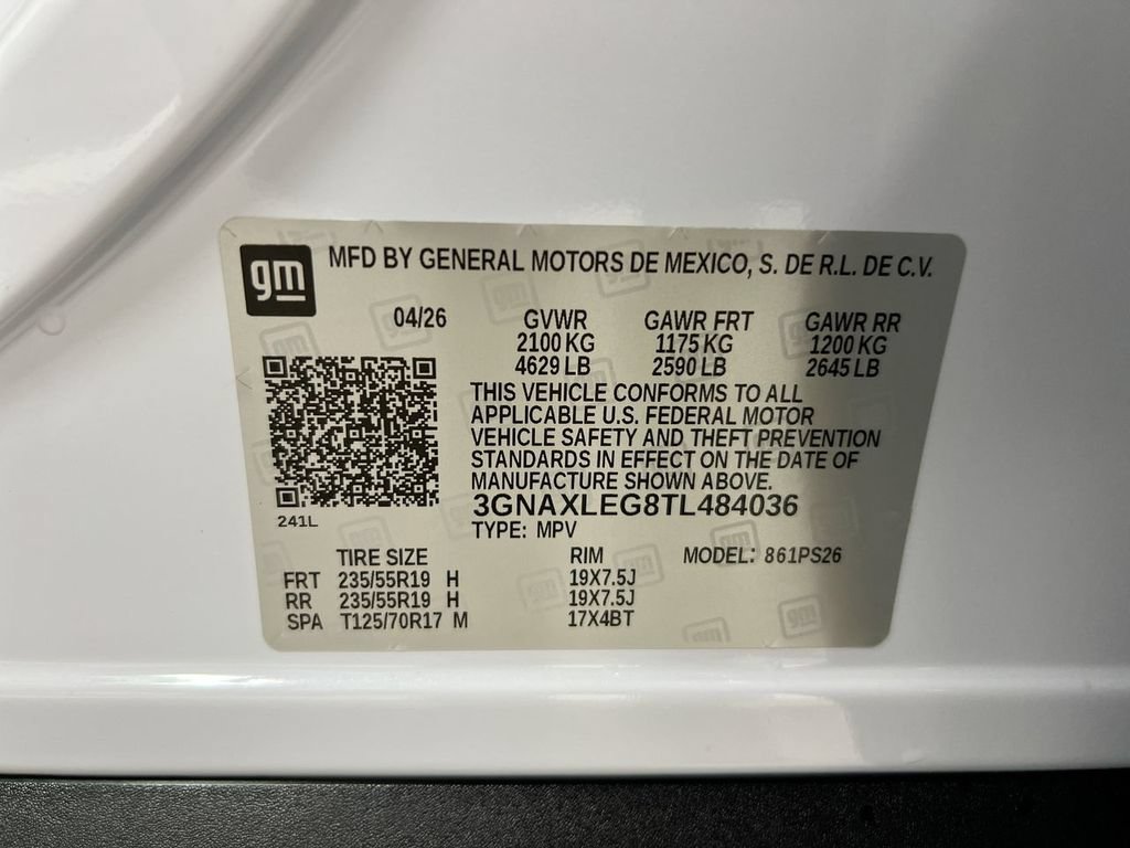 New 2026 Chevrolet Equinox RS FWD image 28