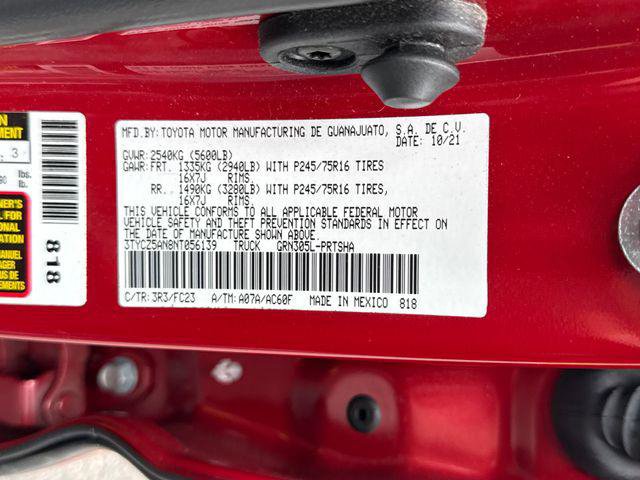 Certified 2022 Toyota Tacoma SR5 w/ Technology Package AWD/4WD image 21