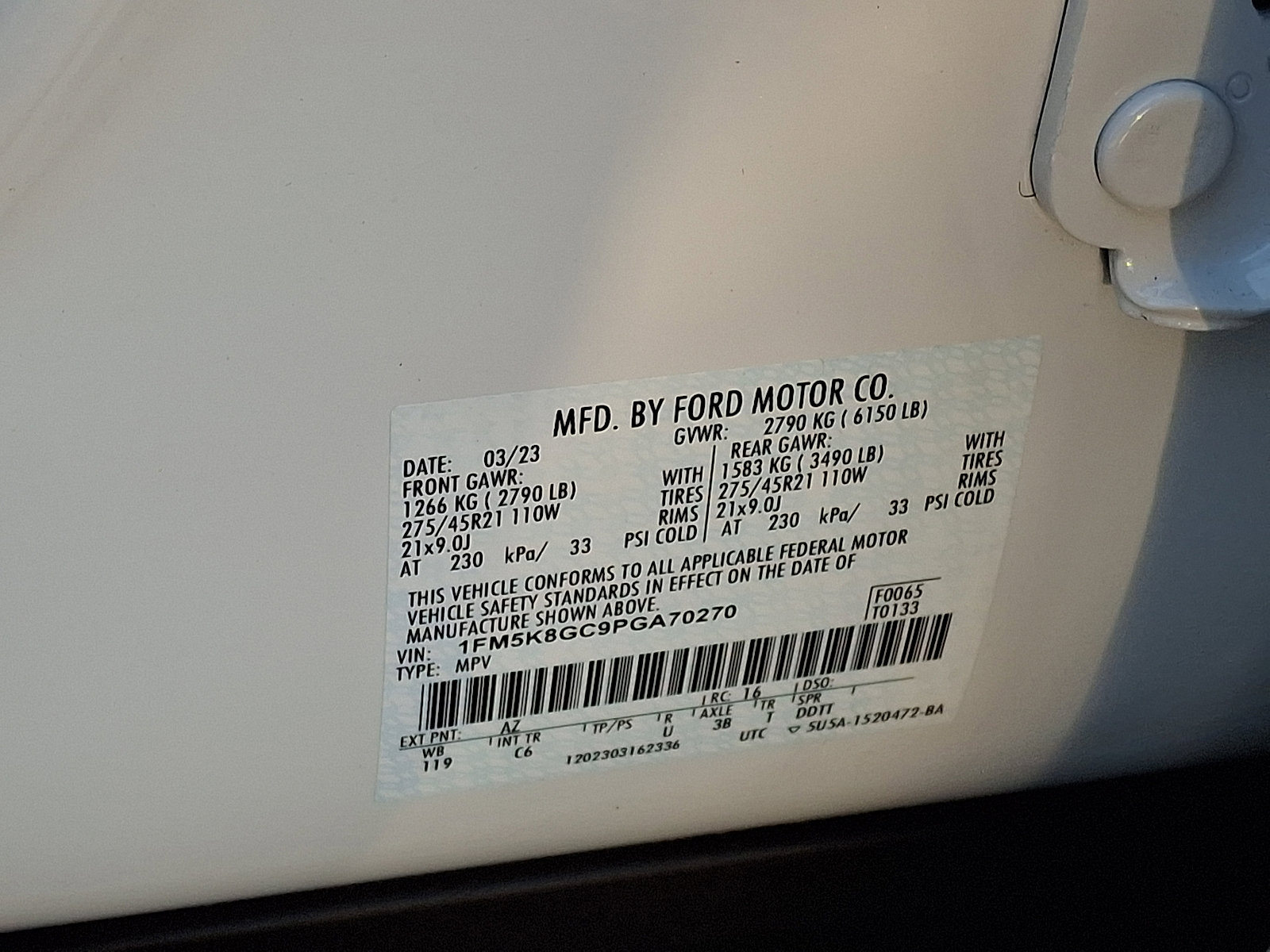 Certified 2023 Ford Explorer ST w/ Equipment Group 401A AWD/4WD image 29