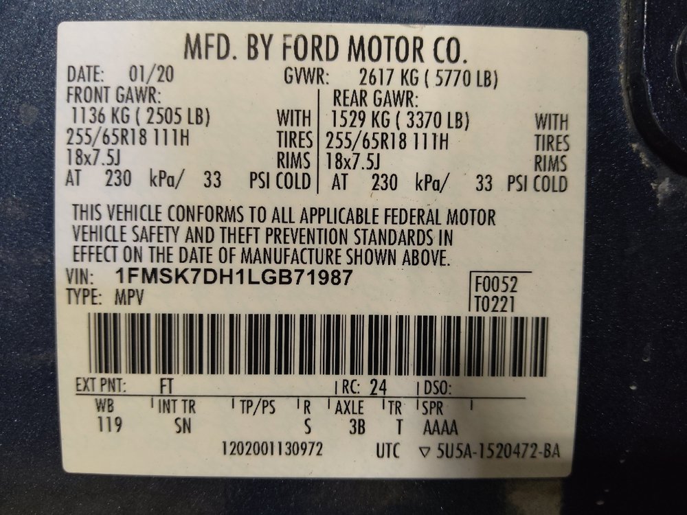 Used 2020 Ford Explorer XLT w/ Equipment Group 202A image 33