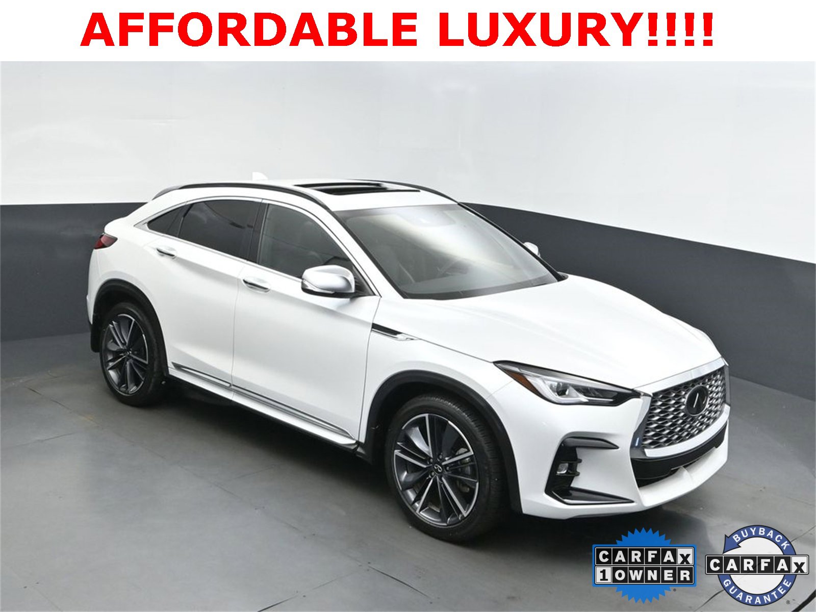 Certified 2023 INFINITI QX55 Luxe w/ Accent Package