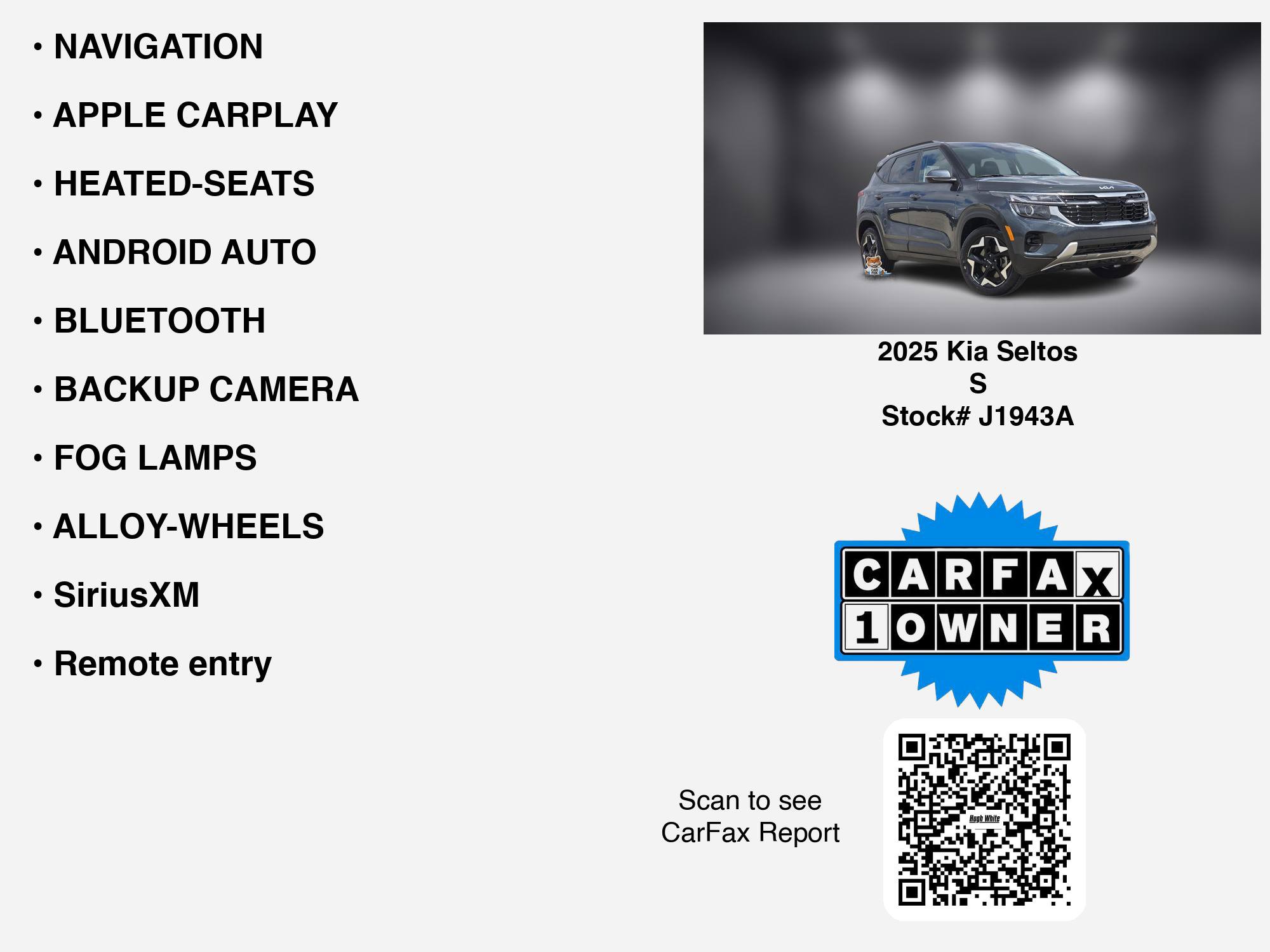 Used 2025 Kia Seltos S AWD/4WD image 34