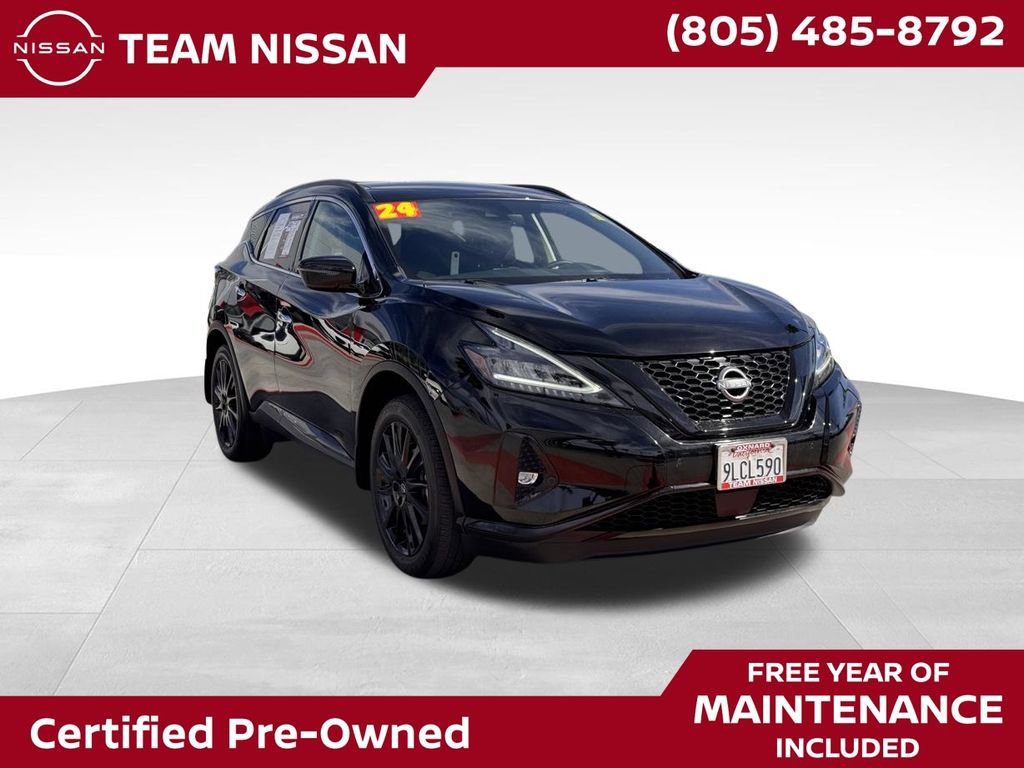 Certified 2024 Nissan Murano SV w/ SV Midnight Edition Package