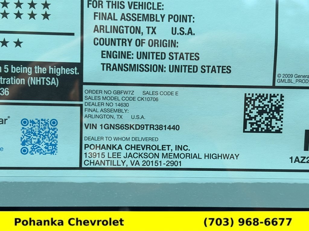 New 2026 Chevrolet Tahoe Premier w/ Sun And Tow Package AWD/4WD image 34