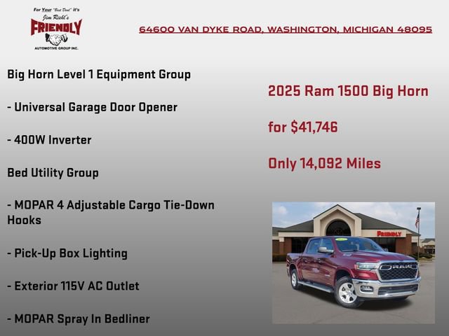 Used 2025 RAM 1500 Big Horn AWD/4WD image 20