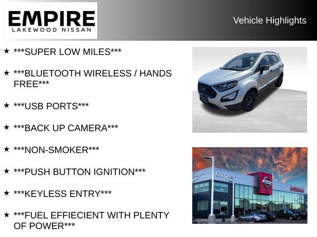 Used 2021 Ford EcoSport SES image 2