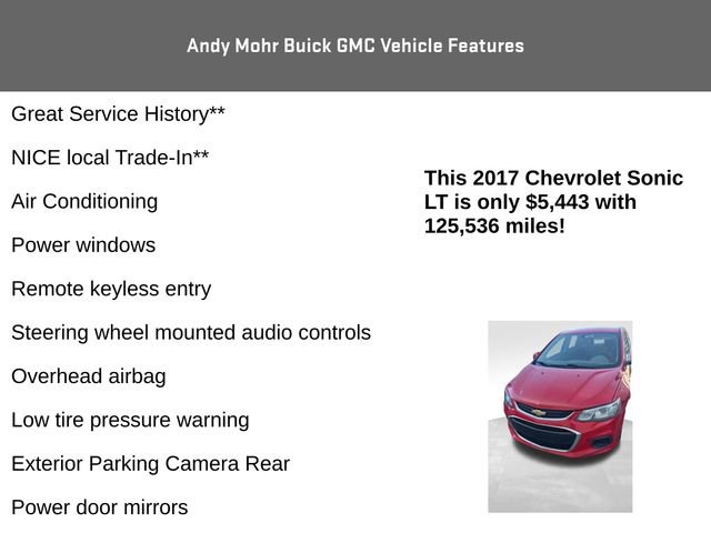 Used 2017 Chevrolet Sonic LT image 3