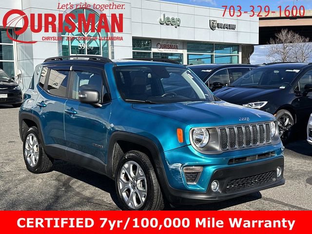 Certified 2020 Jeep Renegade Limited w/ UConnect 8.4 Nav Group image 1