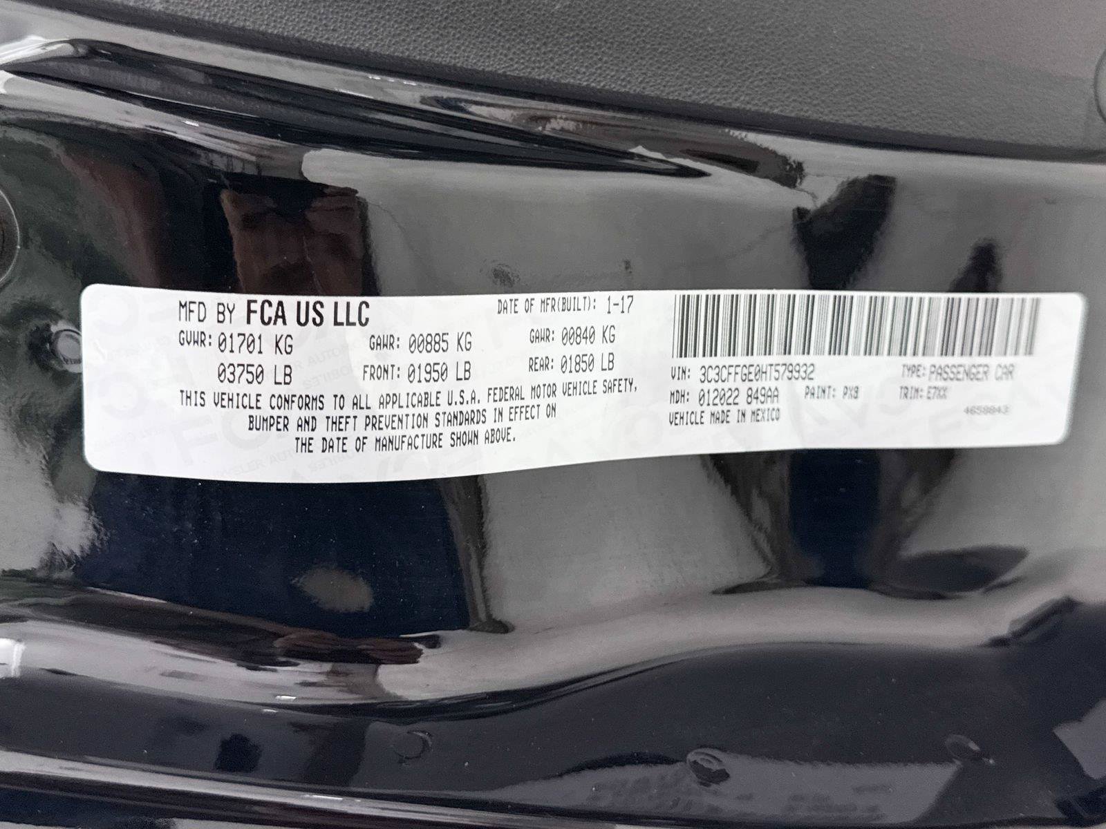 Used 2017 FIAT 500 e FWD image 23