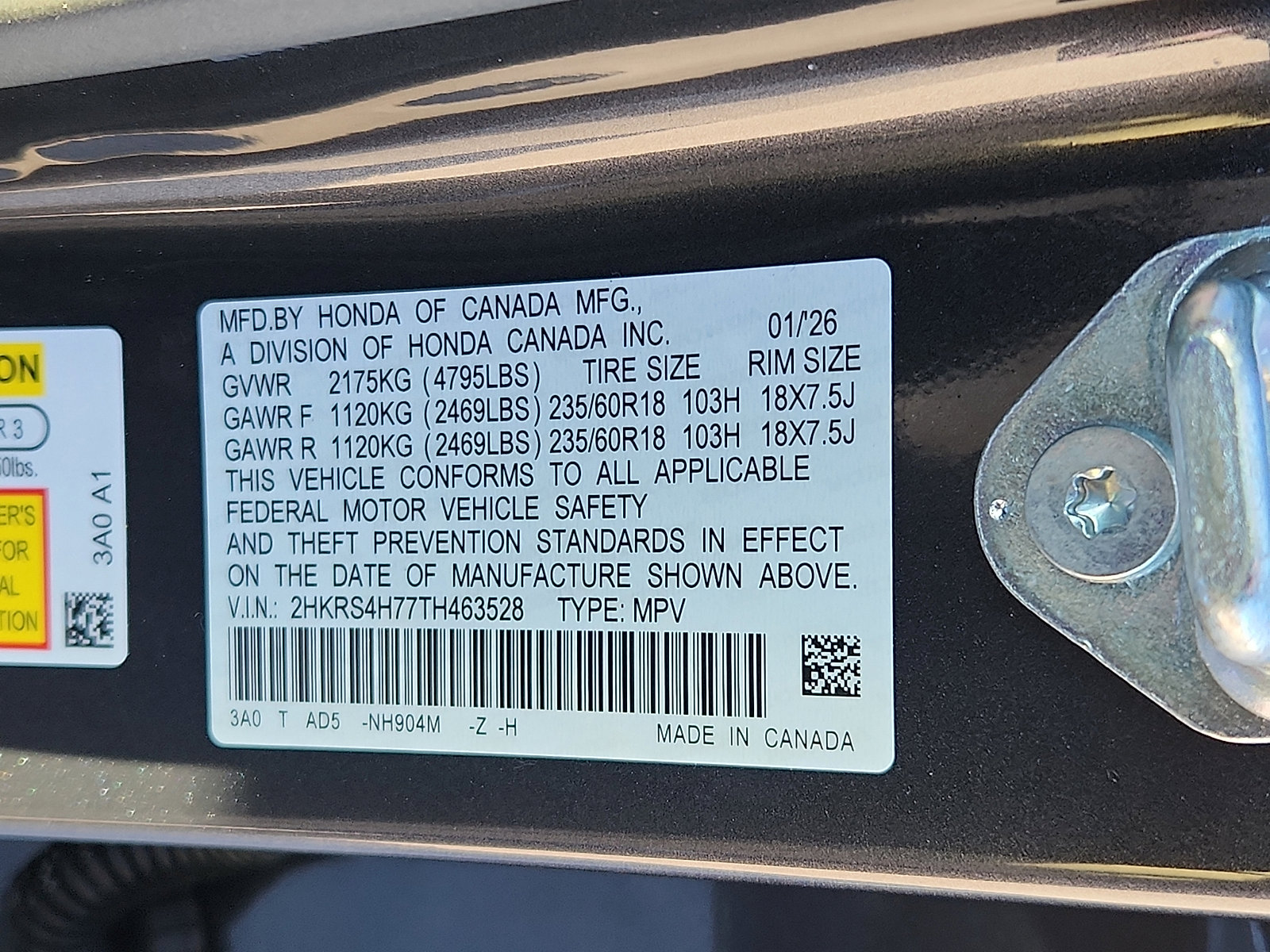 New 2026 Honda CR-V EX-L image 16