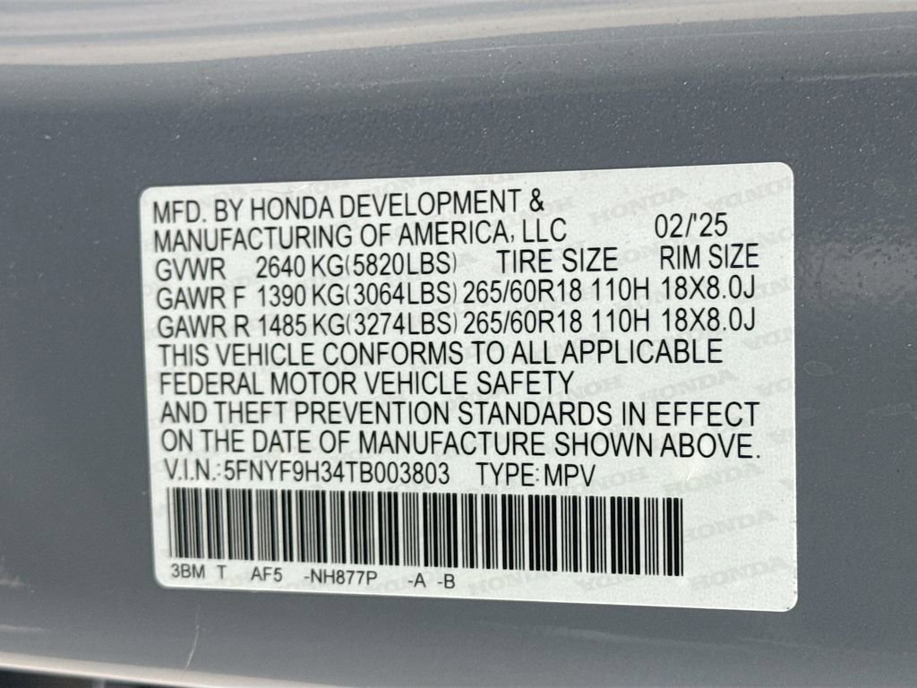Used 2026 Honda Passport RTL image 32