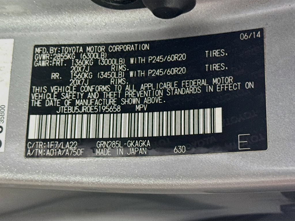 Used 2014 Toyota 4Runner Limited AWD/4WD image 31