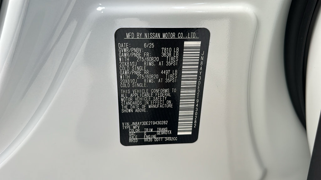 New 2026 Nissan Armada PRO-4X AWD/4WD image 33