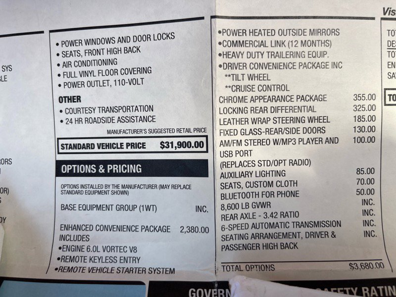 Used 2019 GMC Savana 2500 w/ Enhanced Convenience Package image 36