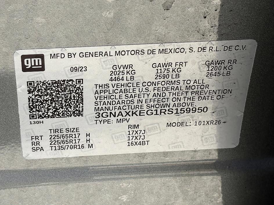 Used 2024 Chevrolet Equinox LT w/ LPO, Floor Liner Package FWD image 22
