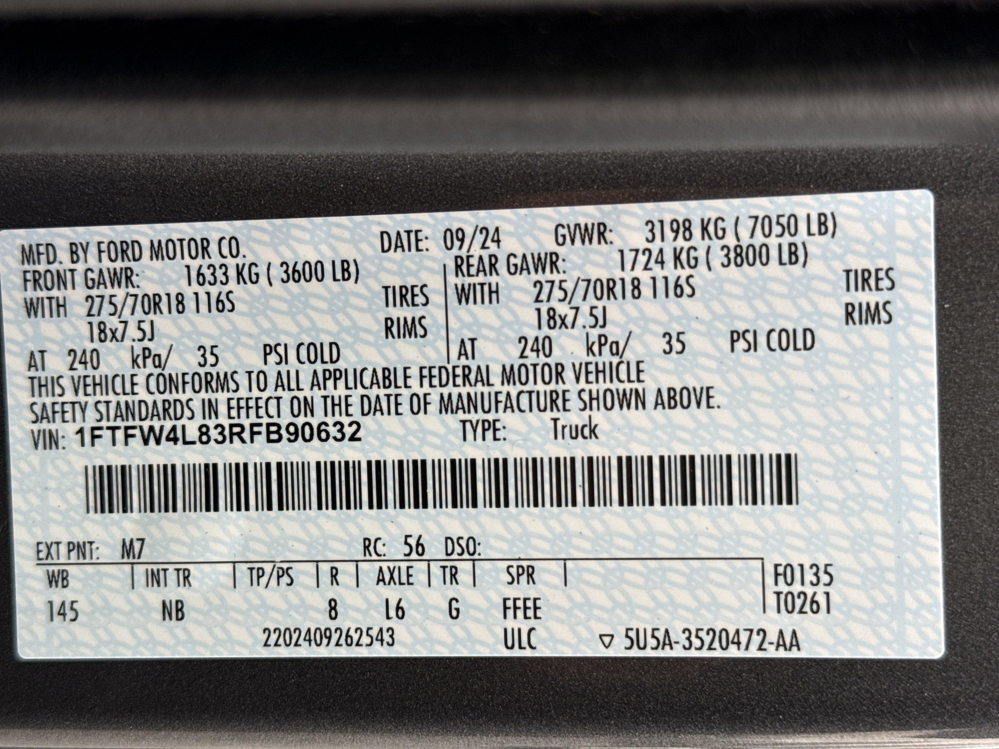 Used 2024 Ford F150 Tremor w/ Equipment Group 402A High image 35