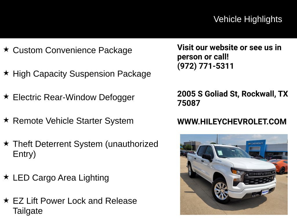 New 2026 Chevrolet Silverado 1500 Custom RWD image 9