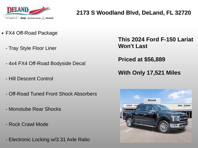 Used 2024 Ford F150 Lariat w/ Bed Utility Package AWD/4WD image 8