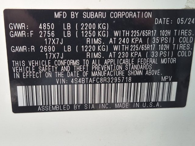 Used 2024 Subaru Outback Premium AWD/4WD image 36